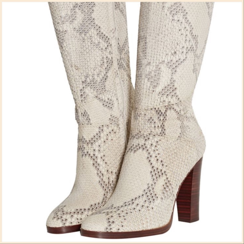 Chloe Python/Snakeskin Boots